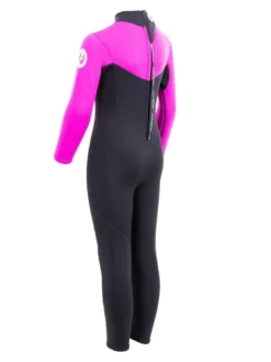Two Bare Feet Thunderclap 2.5mm Junior Wetsuit (Pink / Black) -Surfboards Sales kids thunderclap full wetsuit pink 4
