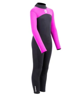Two Bare Feet Thunderclap 2.5mm Junior Wetsuit (Pink / Black) -Surfboards Sales kids thunderclap full wetsuit pink 8