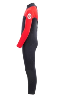 Two Bare Feet Thunderclap 2.5mm Junior Wetsuit (Red / Black) -Surfboards Sales kids thunderclap full wetsuit red 3 1