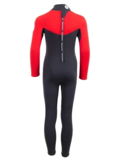 Two Bare Feet Thunderclap 2.5mm Junior Wetsuit (Red / Black) -Surfboards Sales kids thunderclap full wetsuit red 5 1