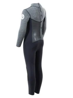 Two Bare Feet Thunderclap Pro 4/3mm Junior Winter Wetsuit (Black / Delta Grey) -Surfboards Sales kids thunderclap pro 4.3 grey 4