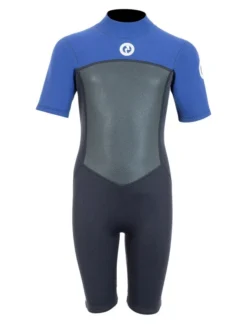 Two Bare Feet Thunderclap Pro 3/2mm Junior Shorty Wetsuit (Black/Blue)