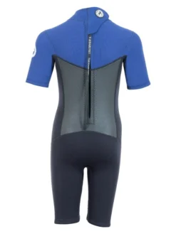 Two Bare Feet Thunderclap Pro 3/2mm Junior Shorty Wetsuit (Black/Blue) -Surfboards Sales kids thunderclap pro shorty blue 5