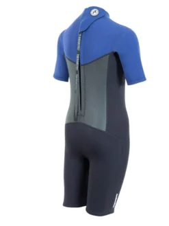 Two Bare Feet Thunderclap Pro 3/2mm Junior Shorty Wetsuit (Black/Blue) -Surfboards Sales kids thunderclap pro shorty blue 6