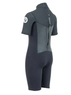 Two Bare Feet Thunderclap Pro 3/2mm Junior Shorty Wetsuit (Black/Dark Grey) 11 Two Bare Feet Thunderclap Pro 3/2mm Junior Shorty Wetsuit (Black/Dark Grey) -Surfboards Sales kids thunderclap pro shorty dark grey 4