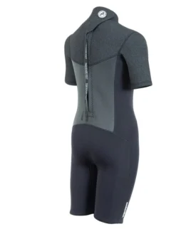 Two Bare Feet Thunderclap Pro 3/2mm Junior Shorty Wetsuit (Black/Dark Grey) 13 Two Bare Feet Thunderclap Pro 3/2mm Junior Shorty Wetsuit (Black/Dark Grey) -Surfboards Sales kids thunderclap pro shorty dark grey 6