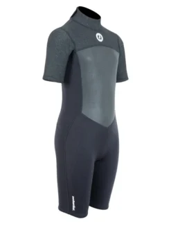 Two Bare Feet Thunderclap Pro 3/2mm Junior Shorty Wetsuit (Black/Dark Grey) 15 Two Bare Feet Thunderclap Pro 3/2mm Junior Shorty Wetsuit (Black/Dark Grey) -Surfboards Sales kids thunderclap pro shorty dark grey 8
