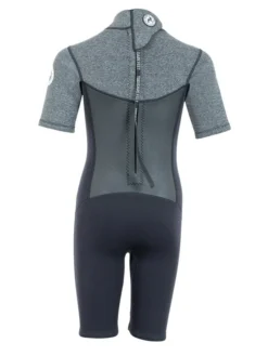 Two Bare Feet Thunderclap Pro 3/2mm Junior Shorty Wetsuit (Black/Delta Grey) 12 Two Bare Feet Thunderclap Pro 3/2mm Junior Shorty Wetsuit (Black/Delta Grey) -Surfboards Sales kids thunderclap pro shorty delta 5