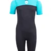 Two Bare Feet Thunderclap 2.5mm Junior Shorty Wetsuit (Aqua / Black)