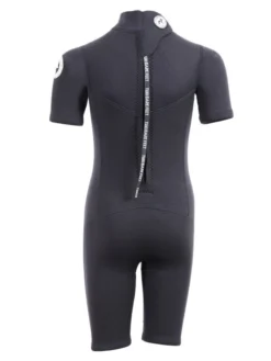 Two Bare Feet Thunderclap 2.5mm Junior Shorty Wetsuit (Black) -Surfboards Sales kids thunderclap shorty wetsuit black 5