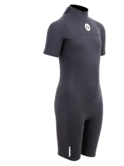 Two Bare Feet Thunderclap 2.5mm Junior Shorty Wetsuit (Black) -Surfboards Sales kids thunderclap shorty wetsuit black 8