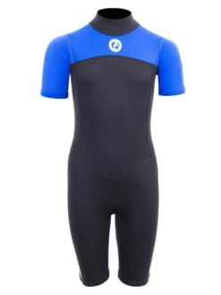 Two Bare Feet Thunderclap 2.5mm Junior Shorty Wetsuit (Blue / Black)
