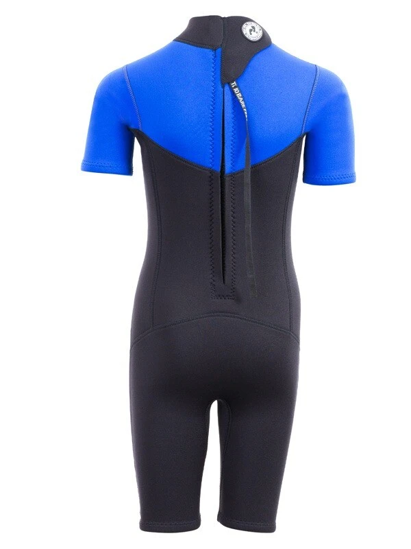 Two Bare Feet Thunderclap 2.5mm Junior Shorty Wetsuit (Blue / Black) 5 Two Bare Feet Thunderclap 2.5mm Junior Shorty Wetsuit (Blue / Black) - Image 5