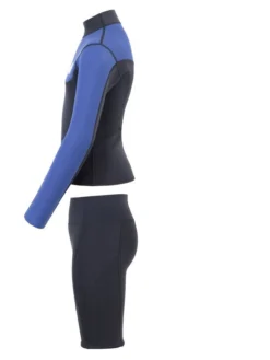 Two Bare Feet Junior Aspect Fleece Lined Zipless Thermal 2.5mm Superstretch Wetsuit Top & Shorts Set (Black/Blue) 11 Two Bare Feet Junior Aspect Fleece Lined Zipless Thermal 2.5mm Superstretch Wetsuit Top & Shorts Set (Black/Blue) -Surfboards Sales kqw6ct w
