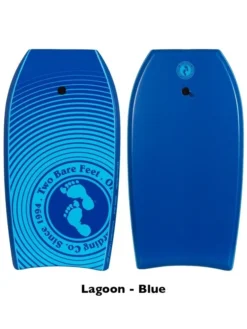 Two Bare Feet Flowers Quad Bodyboard And Bag Bundle (Choice Of 33", 37", 41") -Surfboards Sales lagoon blue 2