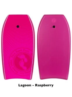 Two Bare Feet Flowers Triple Bodyboard And Bag Bundle (Choice Of 33", 37", 41") -Surfboards Sales lagoon raspberry 1