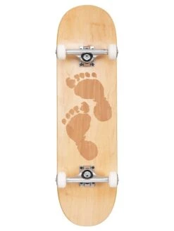 Two Bare Feet 8.5" Laser Logo Canadian Maple Complete Skateboard