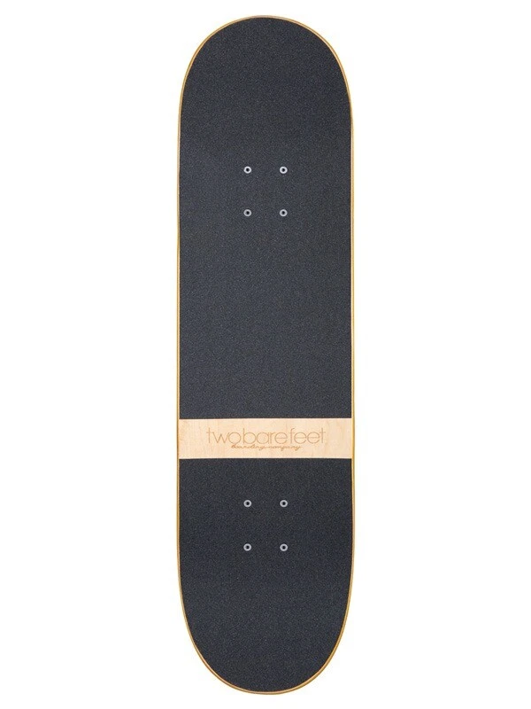 Two Bare Feet 8.5" Laser Logo Canadian Maple Complete Skateboard 2 Two Bare Feet 8.5" Laser Logo Canadian Maple Complete Skateboard - Image 2