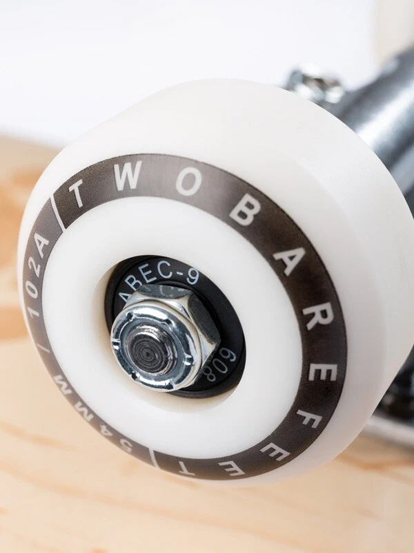 Two Bare Feet 8.5" Laser Logo Canadian Maple Complete Skateboard 5 Two Bare Feet 8.5" Laser Logo Canadian Maple Complete Skateboard - Image 5