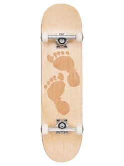 Two Bare Feet 8" Laser Logo Canadian Maple Complete Skateboard