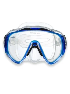 Two Bare Feet Adult Silicone Mask Set 2 XL (Blue)