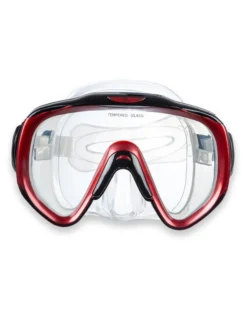 Two Bare Feet Adult Silicone Mask Set 2 XL (Red)