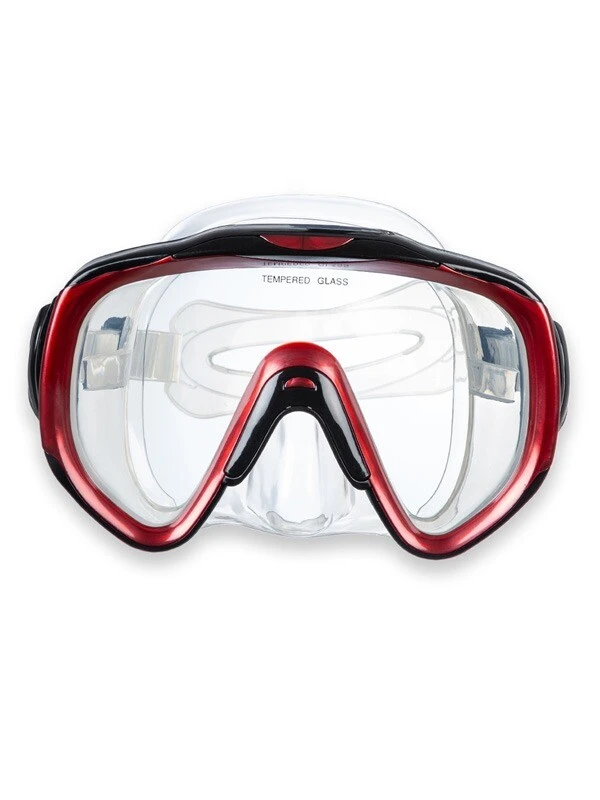 Two Bare Feet Adult Silicone Mask Set 2 XL (Red) 1 Two Bare Feet Adult Silicone Mask Set 2 XL (Red)