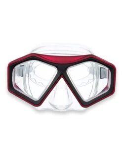 DiveSport Silicone Mask (Red / Clear)
