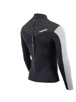 Two Bare Feet Mens Aspect Back Zip 2.5mm Wetsuit Jacket (Black/Grey/Grey) -Surfboards Sales mens aspect back zip jacket black grey grey 6