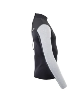 Two Bare Feet Mens Aspect Back Zip 2.5mm Wetsuit Jacket (Black/Grey/Grey) -Surfboards Sales mens aspect back zip jacket black grey grey 7