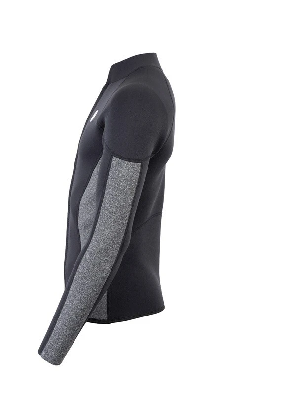 Two Bare Feet Perspective Full Zip 2.5mm Wetsuit Jacket (Black/Grey) 3 Two Bare Feet Perspective Full Zip 2.5mm Wetsuit Jacket (Black/Grey) - Image 3