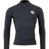 Two Bare Feet Mens Aspect Fleece Lined Zipless Thermal 2.5mm Superstretch Wetsuit Top (Black)