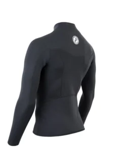 Two Bare Feet Mens Aspect Fleece Lined Zipless Thermal 2.5mm Superstretch Wetsuit Top (Black) -Surfboards Sales mens aspect fleece lined thermal top black 4