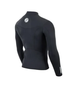 Two Bare Feet Mens Aspect Fleece Lined Zipless Thermal 2.5mm Superstretch Wetsuit Top (Black) -Surfboards Sales mens aspect fleece lined thermal top black 6