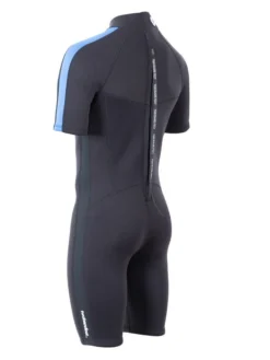 Two Bare Feet Flare 2.5mm Mens Superstretch Shorty Wetsuit (Blue) 12 Two Bare Feet Flare 2.5mm Mens Superstretch Shorty Wetsuit (Blue) -Surfboards Sales mens flare shorty blue 4