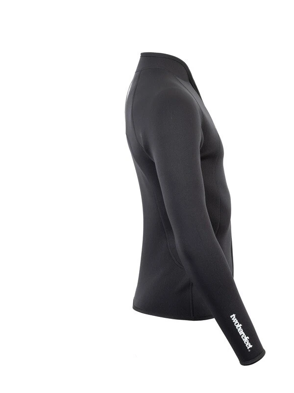 Two Bare Feet Mens Heritage 3mm Full Zip Long Sleeve Wetsuit Jacket (Black) 7 Two Bare Feet Mens Heritage 3mm Full Zip Long Sleeve Wetsuit Jacket (Black) - Image 7