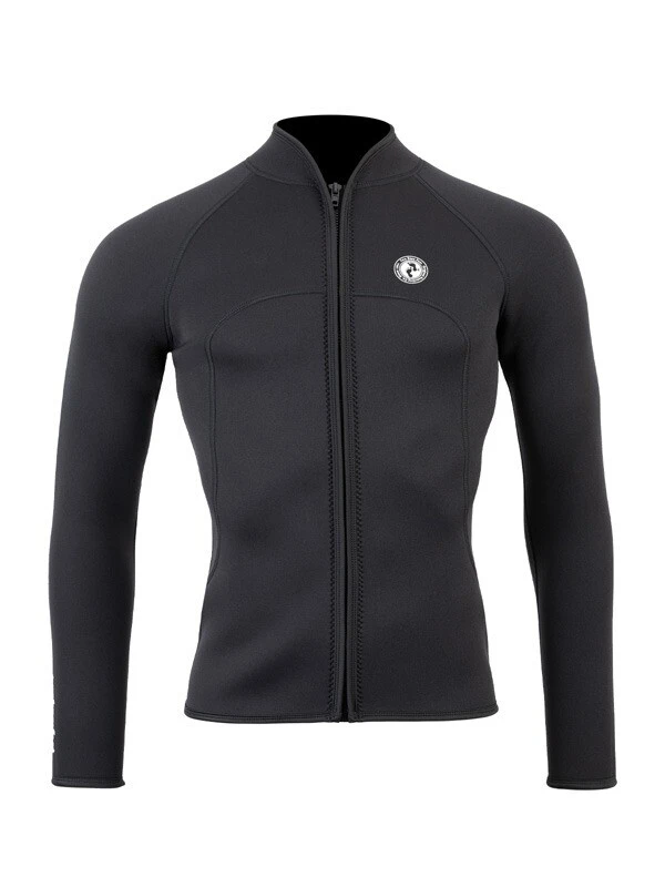 Two Bare Feet Mens Heritage Full Zip 3mm Wetsuit Jacket & Pants Set (Black) 5 Two Bare Feet Mens Heritage Full Zip 3mm Wetsuit Jacket & Pants Set (Black) - Image 5