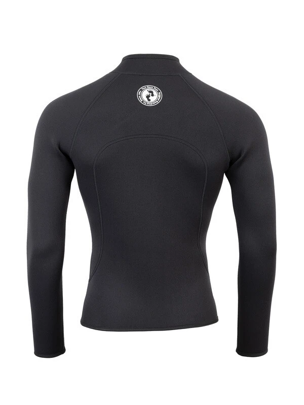 Two Bare Feet Mens Heritage Full Zip 3mm Wetsuit Jacket & Pants Set (Black) 6 Two Bare Feet Mens Heritage Full Zip 3mm Wetsuit Jacket & Pants Set (Black) - Image 6