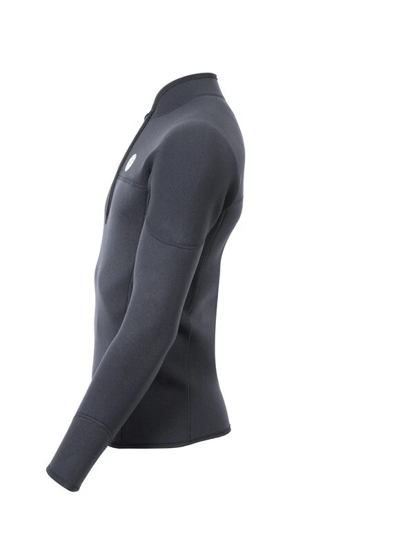 Two Bare Feet Mens Heritage 3mm Half Zip Long Sleeve Wetsuit Jacket (Black) - Image 3