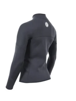 Two Bare Feet Mens Heritage 3mm Half Zip Long Sleeve Wetsuit Jacket (Black) -Surfboards Sales mens heritage half zip 4