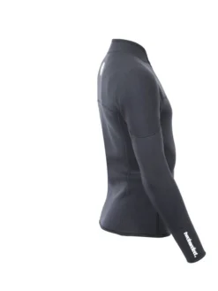 Two Bare Feet Mens Heritage 3mm Half Zip Long Sleeve Wetsuit Jacket (Black) -Surfboards Sales mens heritage half zip 7