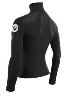 Two Bare Feet Adults Long Sleeve Rash Vest (Black) -Surfboards Sales mens long sleeve black 4
