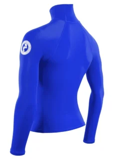 Two Bare Feet Adults Long Sleeve Rash Vest (Blue) -Surfboards Sales mens long sleeve blue 4