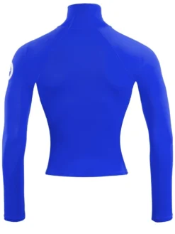 Two Bare Feet Adults Long Sleeve Rash Vest (Blue) -Surfboards Sales mens long sleeve blue 5