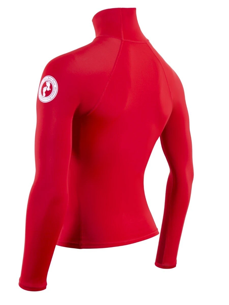 Two Bare Feet Adults Long Sleeve Rash Vest (Red) 4 Two Bare Feet Adults Long Sleeve Rash Vest (Red) - Image 4