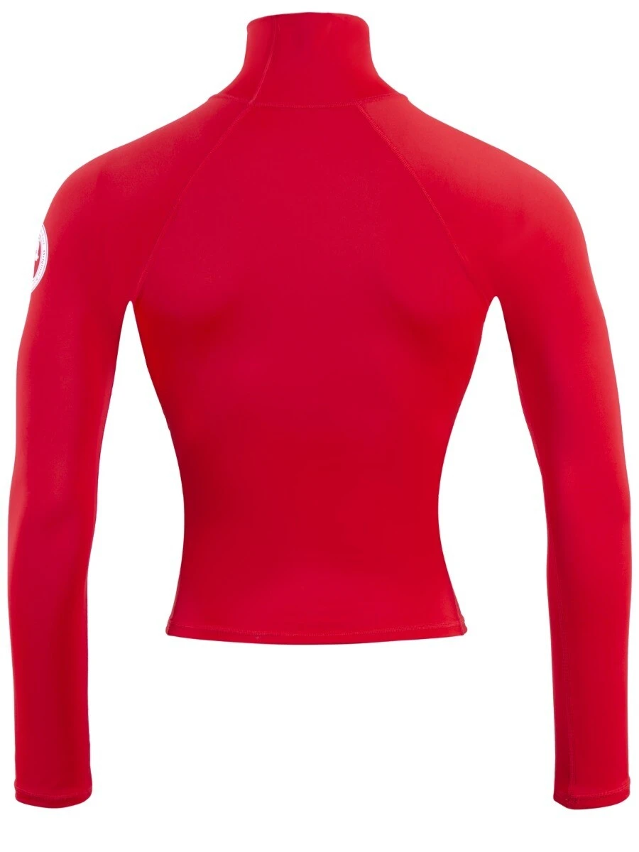 Two Bare Feet Adults Long Sleeve Rash Vest (Red) 5 Two Bare Feet Adults Long Sleeve Rash Vest (Red) - Image 5