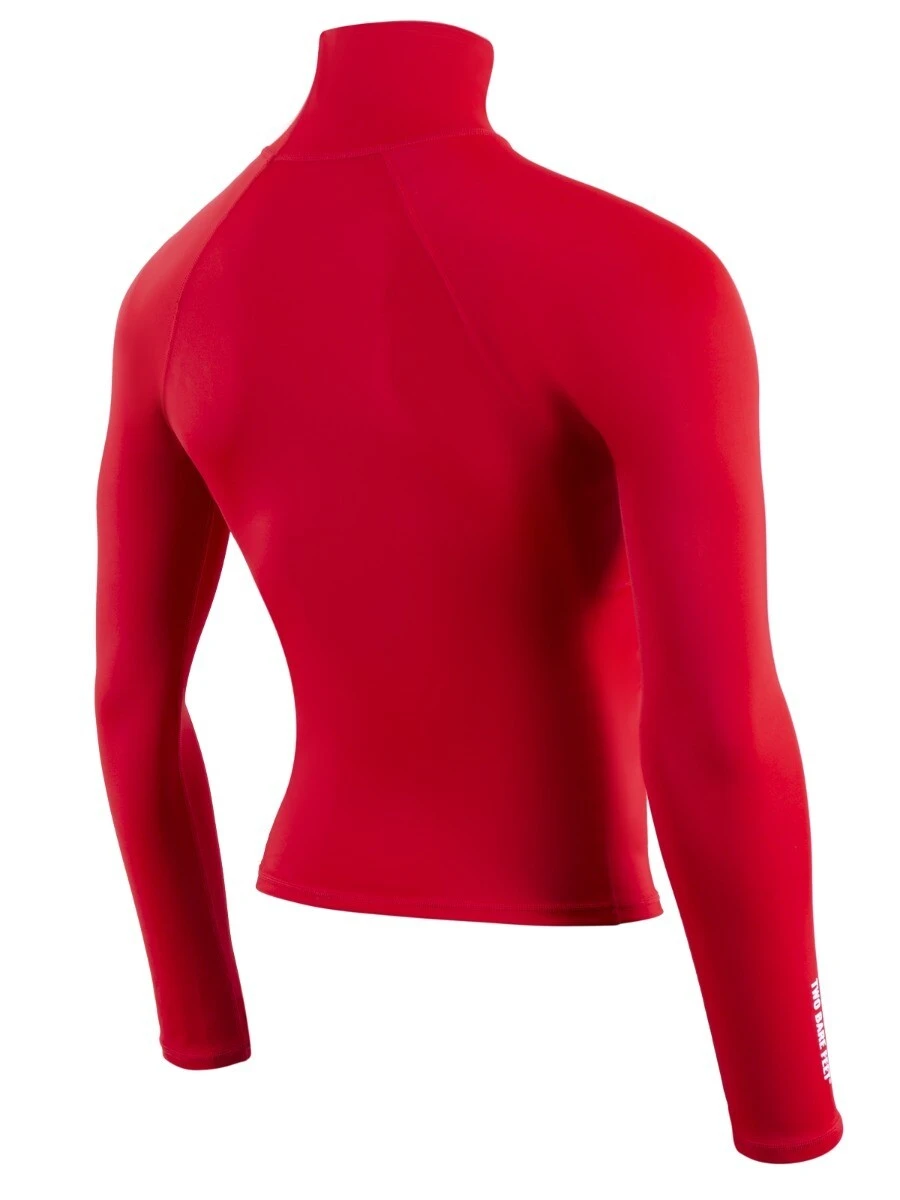 Two Bare Feet Adults Long Sleeve Rash Vest (Red) 6 Two Bare Feet Adults Long Sleeve Rash Vest (Red) - Image 6