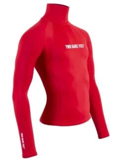 Two Bare Feet Adults Long Sleeve Rash Vest (Red) 15 Two Bare Feet Adults Long Sleeve Rash Vest (Red) -Surfboards Sales mens long sleeve red 8 1 1