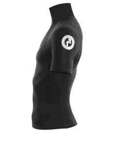 Two Bare Feet Adults Short Sleeve Rash Vest (Black) 10 Two Bare Feet Adults Short Sleeve Rash Vest (Black) -Surfboards Sales mens short sleeve black 3