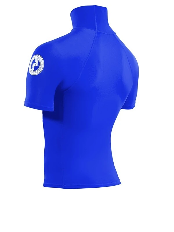 Two Bare Feet Adults Short Sleeve Rash Vest (Blue) 4 Two Bare Feet Adults Short Sleeve Rash Vest (Blue) - Image 4